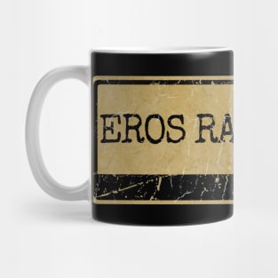 Aliska text black retro - eros ramazzotti Mug